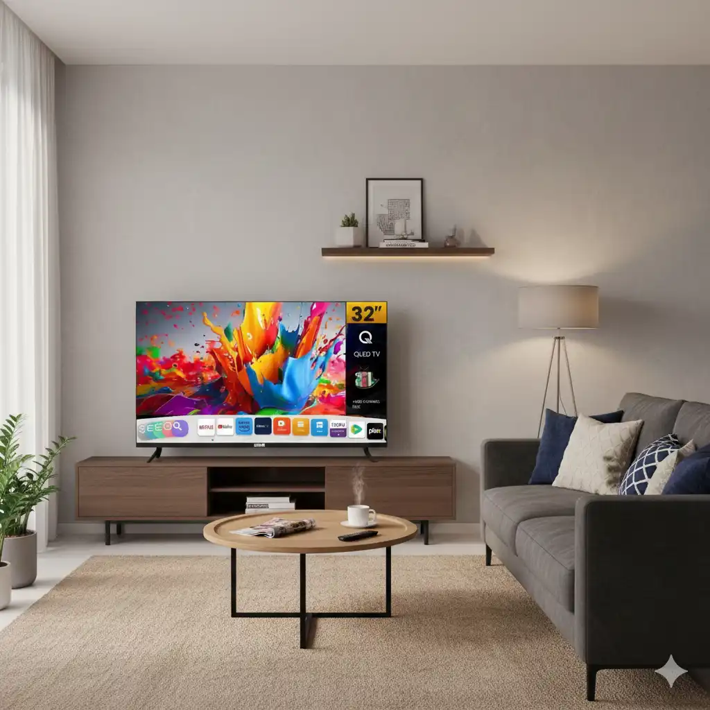 TV QLED 32" - ECHOLINK - Q32WM - WhaleOS - Bluetooth - Support Gratuit