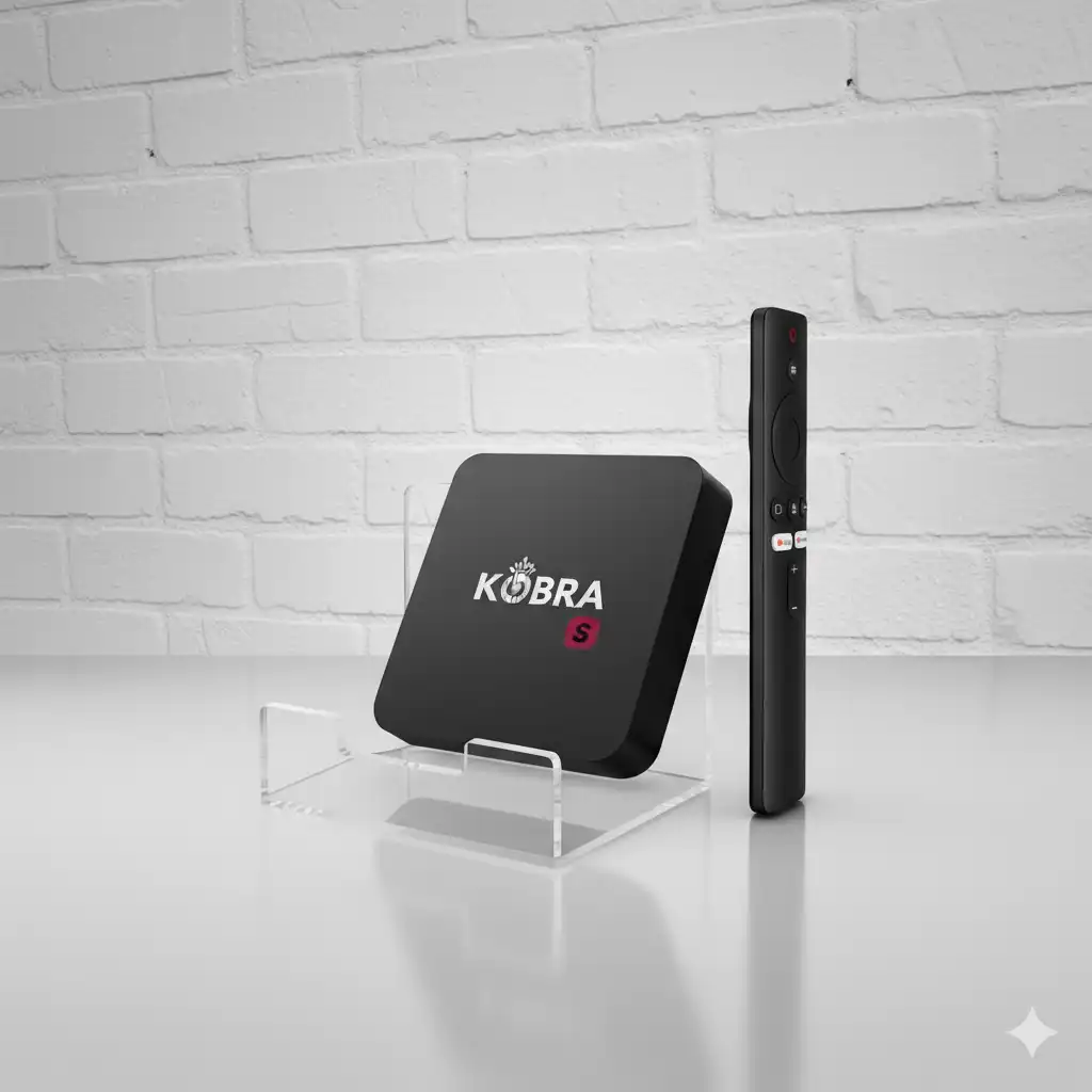 Kobra S 2026 – TV Box Android Google TV – 4K Ultra HD HDR – WiFi Dual Band – Abonnements de Divertissement