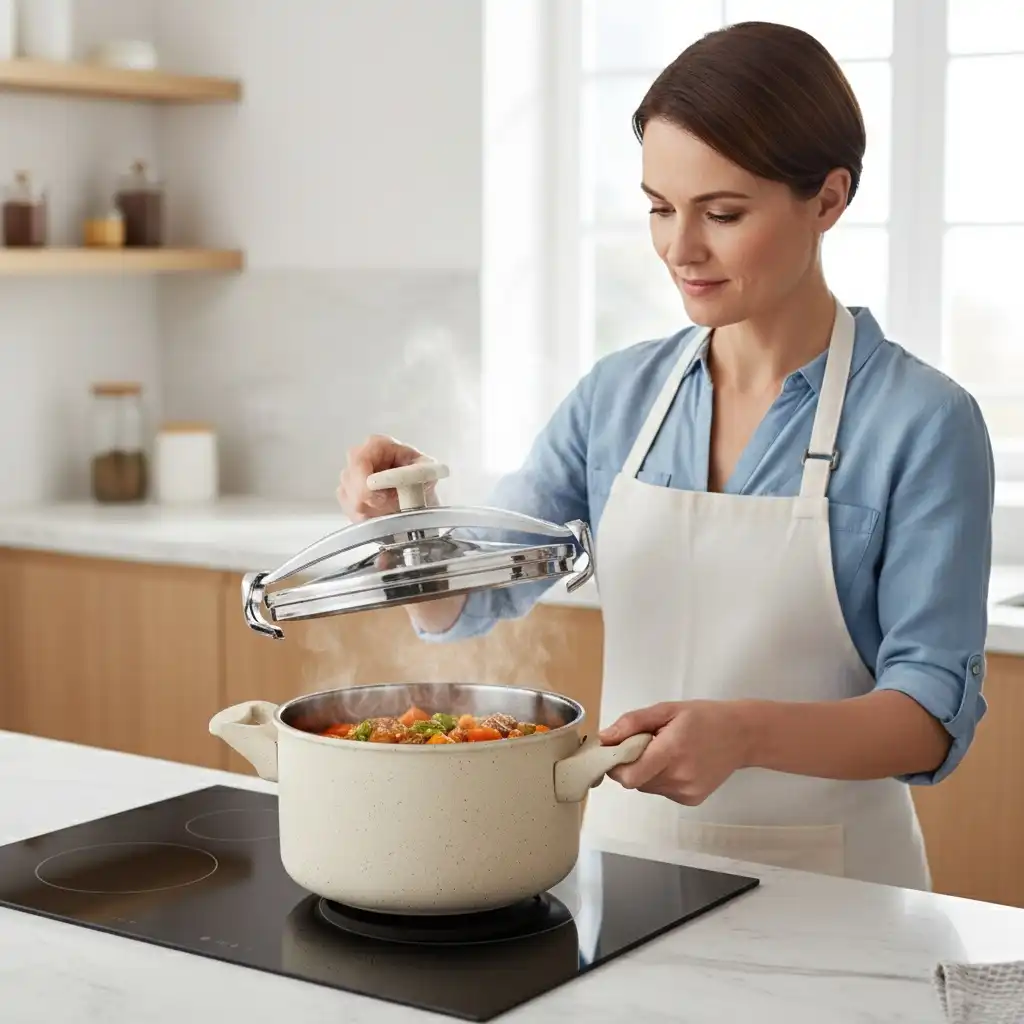 schlëizer Cocotte Minute - Autocuiseur - Revetement Granit - 5 Litres