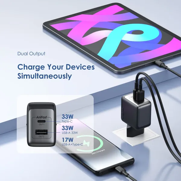 oraimo PowerGaN 33 Pro 33W GaN Wall Charger