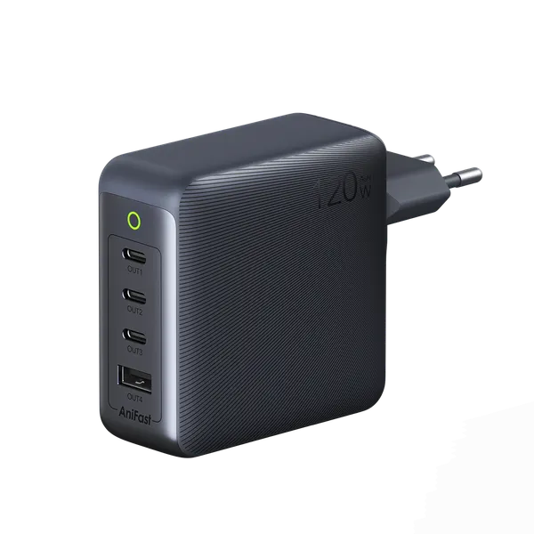 oraimo HyperGaN C120F 120W GaN 4-Ports Charger