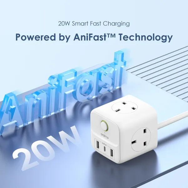 oraimo PowerHub 2 1.5M 6-in-1 Power Cube