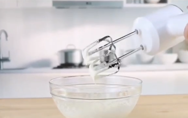 Batteur Électrique 2 en 1 Sans Fil ,Rechargeable USB avec Fouets & Crochets Pétrisseurs – 3 Vitesses – Design Élégant