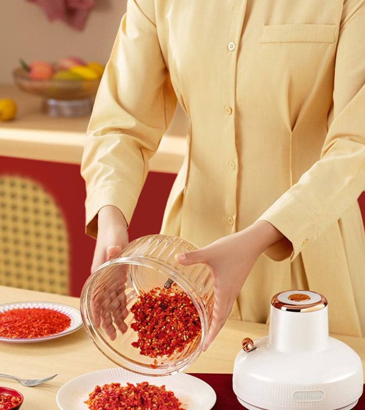 Hachoir à Viande Électrique Silver Love 1000W – Bol 2,5L en Verre