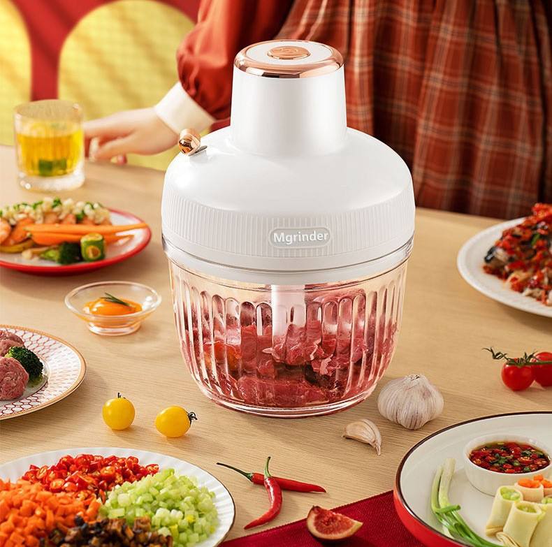 Hachoir à Viande Électrique Silver Love 1000W – Bol 2,5L en Verre