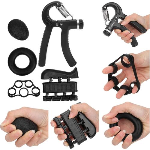 Appareil d'entraînement des mains, des doigts, de la force, pour le fitness et la musculation( 10-60kg) 5 pièces