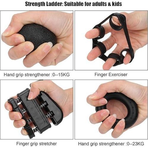 Appareil d'entraînement des mains, des doigts, de la force, pour le fitness et la musculation( 10-60kg) 5 pièces