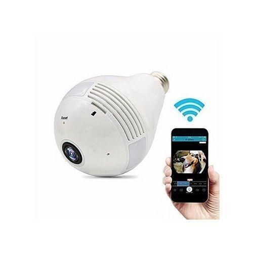 VR CAM Ampoule avec mini caméra de vidéosurveillance-wifi caméra HD panoramique 360°