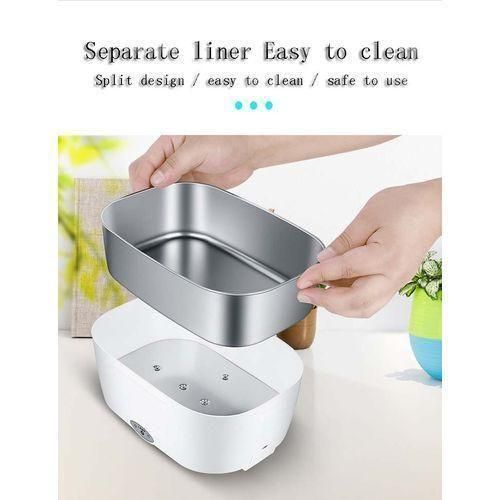 Boîte à repas électrique, récipient de repas chauffant en inox