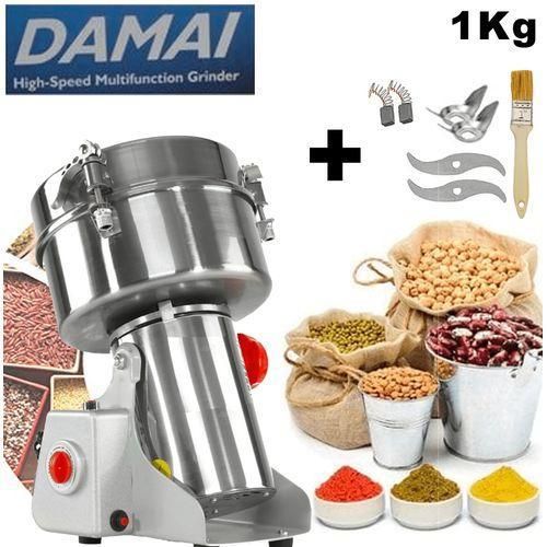 Damai 1Kg Blender / Moulin a café épice et graines professionel en acier inoxydable