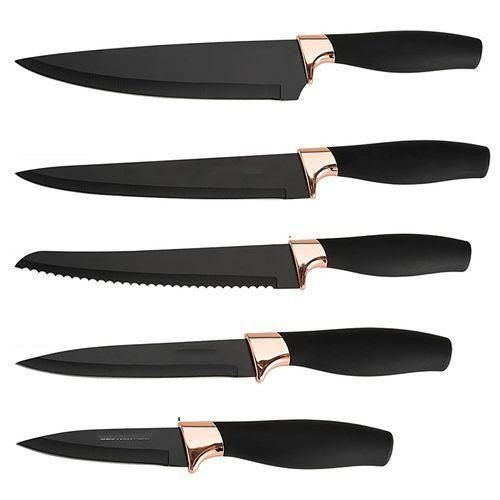 set d'ustensiles de cuisine 19 Pcs, Couteaux Ciseaux Spatules Planche à découper