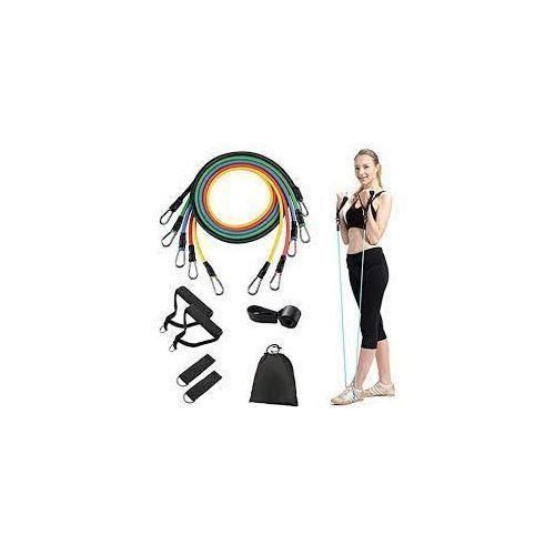 Bandes de résistance élastiques, 11 pièces, équipement de Fitness, Yoga, corde de traction, Tubes de Pilates