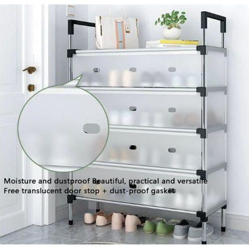 Armoire à chaussures épaisse pour maisons et dortoirs à 7 couches,Rangement de chaussures multi-niveaux résistant à la poussière et durable avec un grand capacité