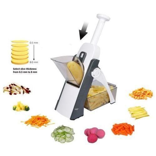 Trancheuse à légumes multifonctionnelle, râpe pliable, sûre et facile à couper les pommes de terre frites