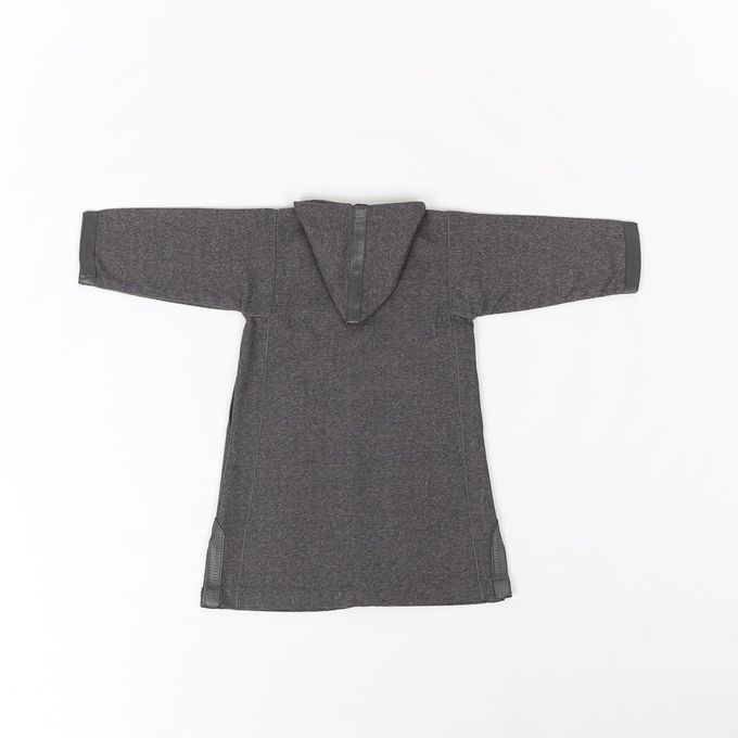 Jabador Maroc Djellaba Flanelle Garçon haute qualité - Gris Bleu