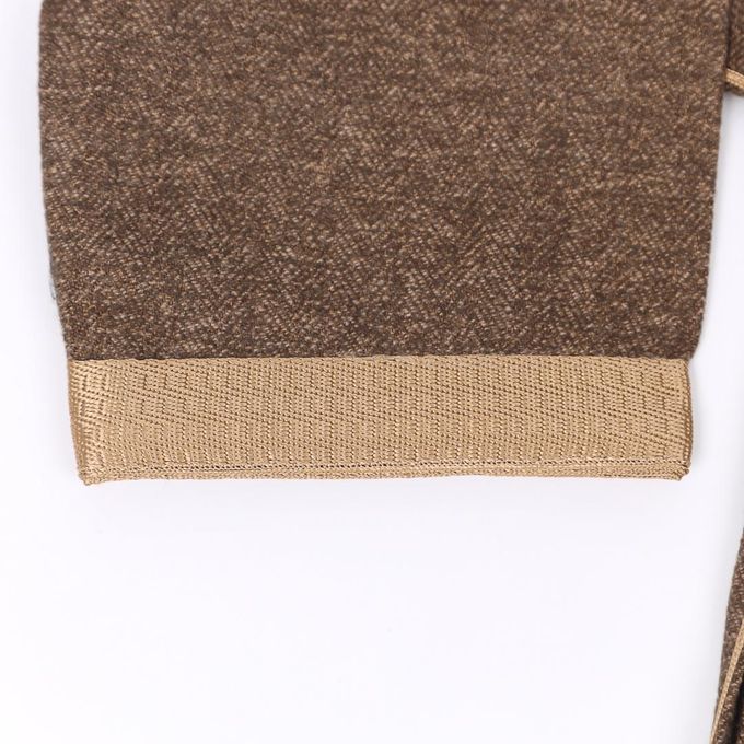 Jabador Maroc Djellaba Flanelle Garçon haute qualité - Tabac