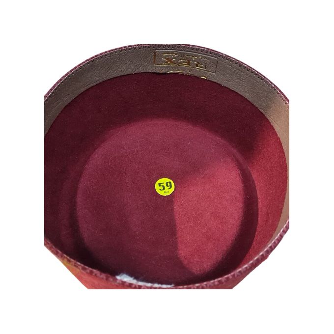 Jabador Maroc Tarbouche marocain "TASSA" de luxe- Grenat