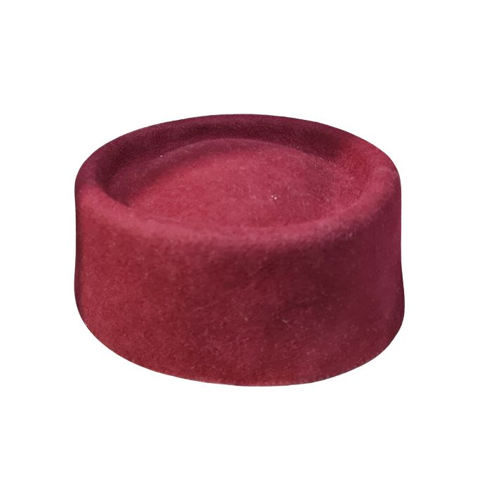 Jabador Maroc Tarbouche marocain "TASSA" de luxe- Grenat