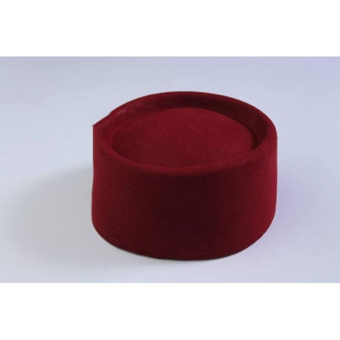 Jabador Maroc Tarbouche marocain "TASSA" de luxe- Grenat