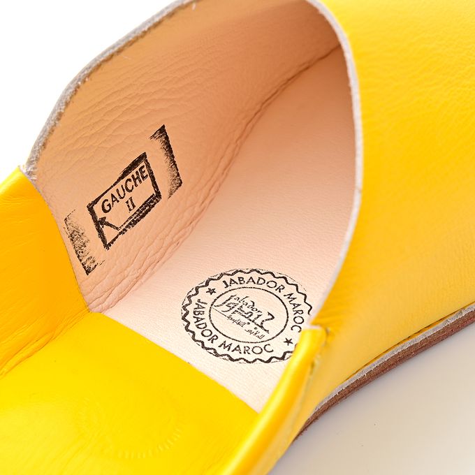 Jabador Maroc Babouche Super royale - Jaune