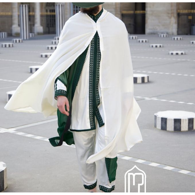 Jabador Maroc Selham Moulay sultan /Blanc cassé.