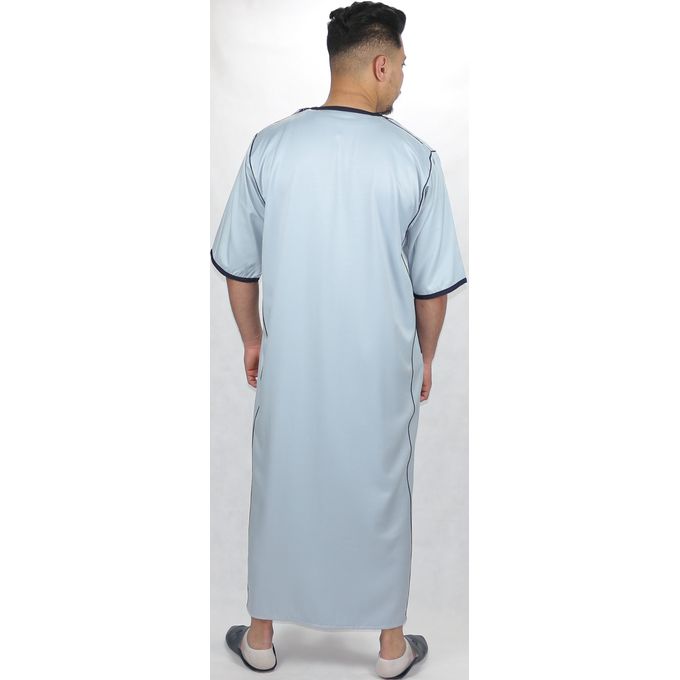Jabador Maroc Caftan Anbar haute qualité Homme - Gris