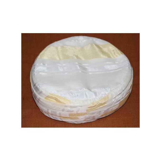 Jabador Maroc Razza شعرة faite a la main -blanc cassé et doré