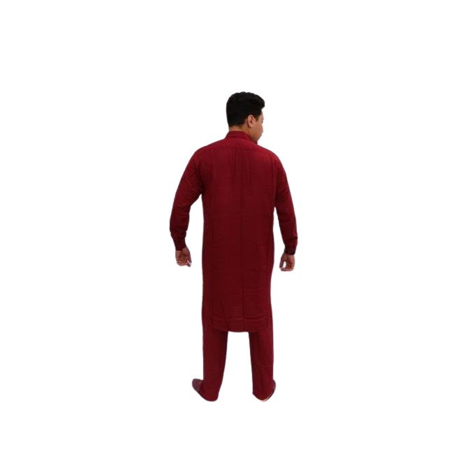 Jabador Maroc Ensemble Pakistani 100/100 coton- bordeau