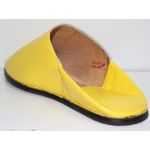 Jabador Maroc Babouche ROYALE 100/100cuir - jaune