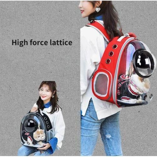 Pet Sac à dos transparent pour capsule spatiale pour animaux de compagnie