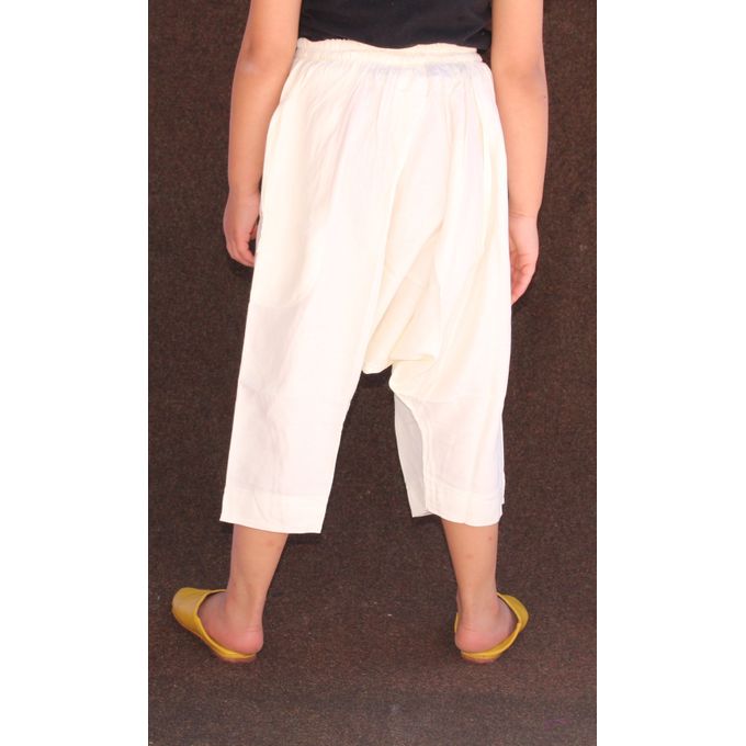 Jabador Maroc Pantalon kandrissi DISERT enfants- blanc cassé