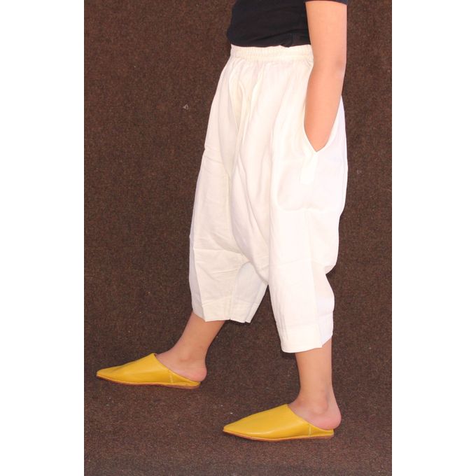Jabador Maroc Pantalon kandrissi DISERT enfants- blanc cassé