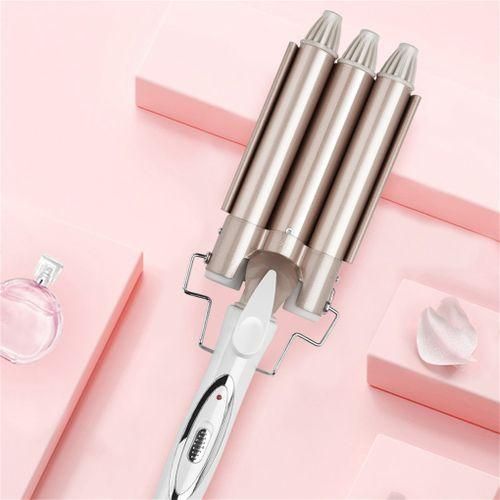 Fer à friser professionnel en céramique à triple baril, styler cheveux,bigoudi