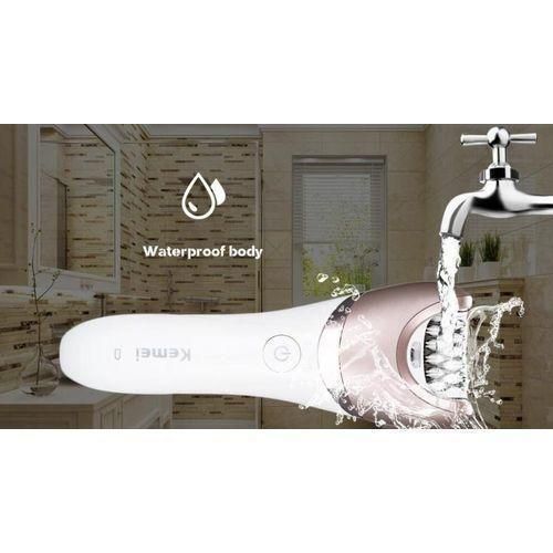 Kemei Épilateur électrique 4 in 1 pour le corps et le visage, La Tondeuse Électrique 4-en-1