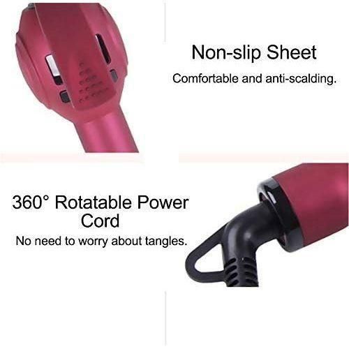 Kemei Fer à coiffer des boucles serrées et bien dessinées 9mm Boucleur