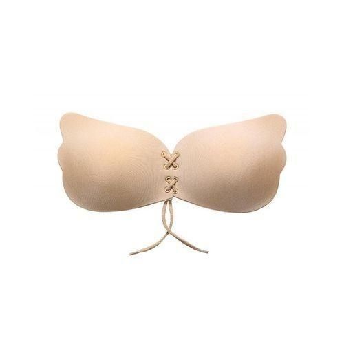 Freebra Soutien-gorge de Silicone invisible Autoadhésifs Push-up- sans bratelles - Beige