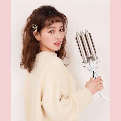 Fer à friser professionnel en céramique à triple baril, styler cheveux,bigoudi