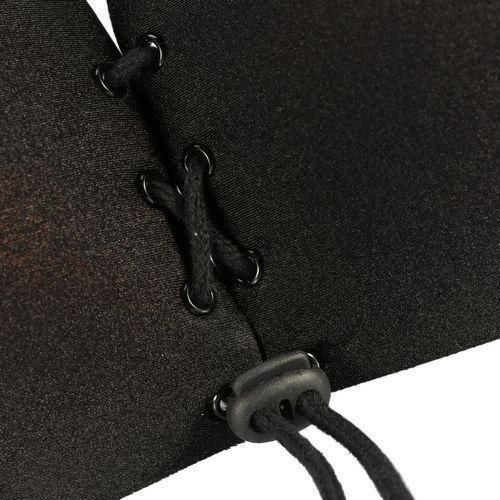 Soutien-gorge invisible en silicone auto-adhésif, respirant et push-up (Noir A)