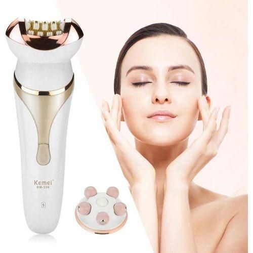 Partagez ce produit    Kemei KM-296 Rasoir électrique rechargeable pour femmes, épilateur électrique 4 en 1