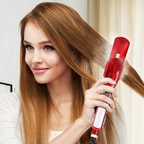 Kemei Lisseur brosse de Cheveux Vapeur En Céramique Professionnel plaque