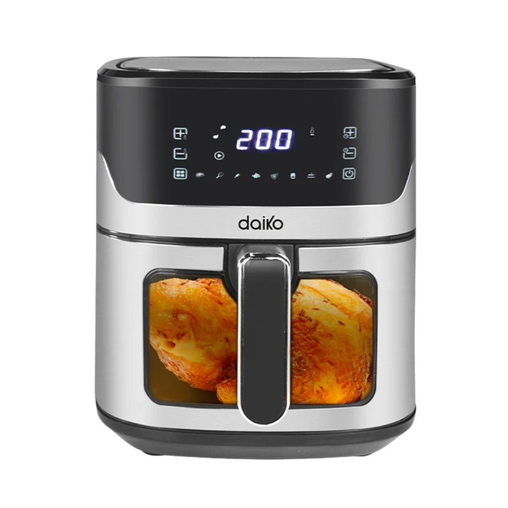 Daiko Friteuse à Air Digitale Multifonctions 8L 1600W, Écran Tactile Sécurité alimentaire, FSH-8674EDK