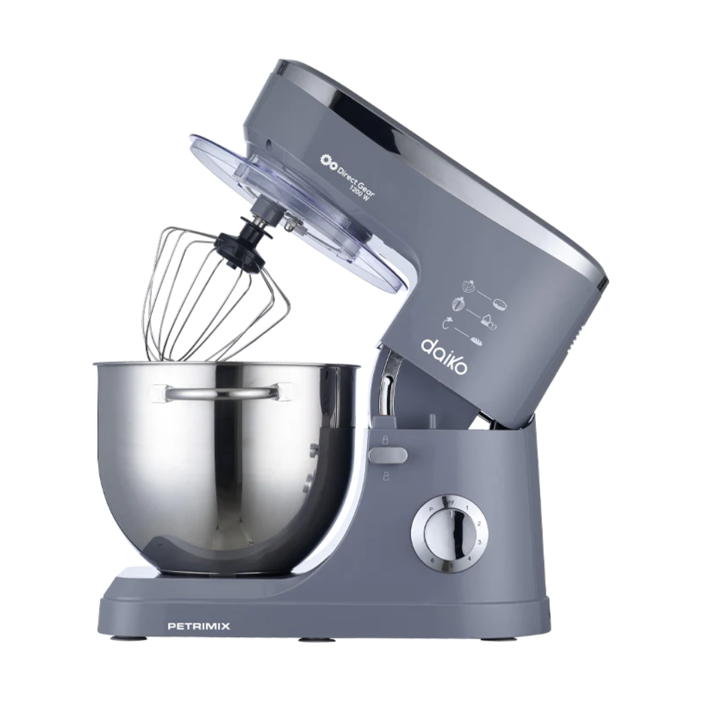 Daiko Robot Pâtissier 9L Bol En Inox 1200W, Mouvement Planétaire, 6 Vitesses + Pulse, RP9665DK