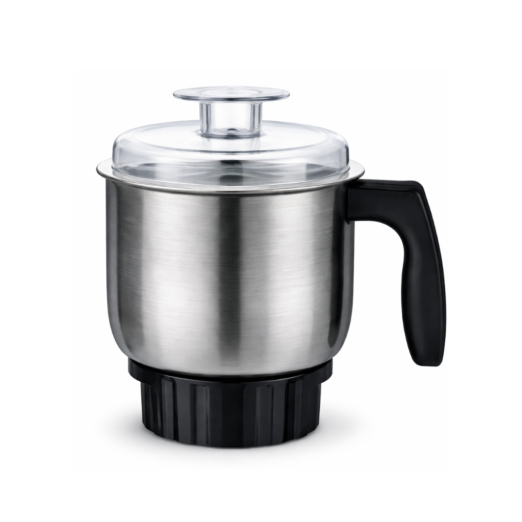 Sonic Blender 2en1 en acier inoxydable Bol en Verre + Broyeur Inox Alimentaire, BL6992SC