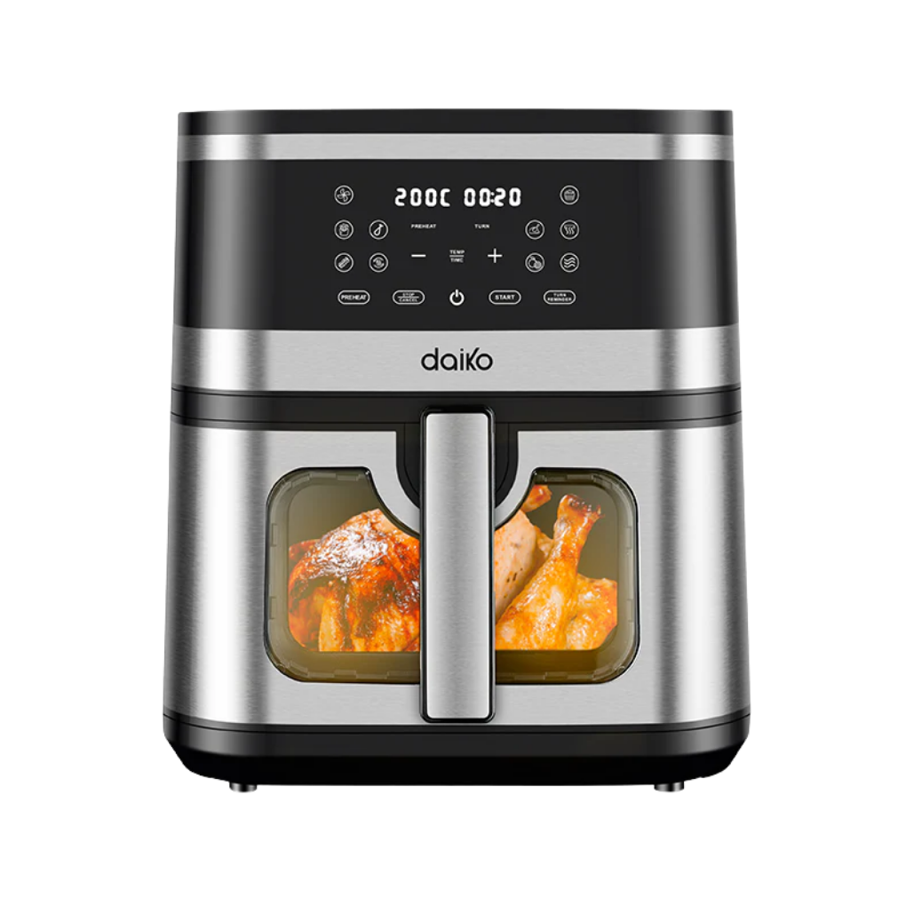 Daiko Friteuse à Air Digitale 9L cuisson automatiques 1700W, Température réglable, FSH-9874EDK