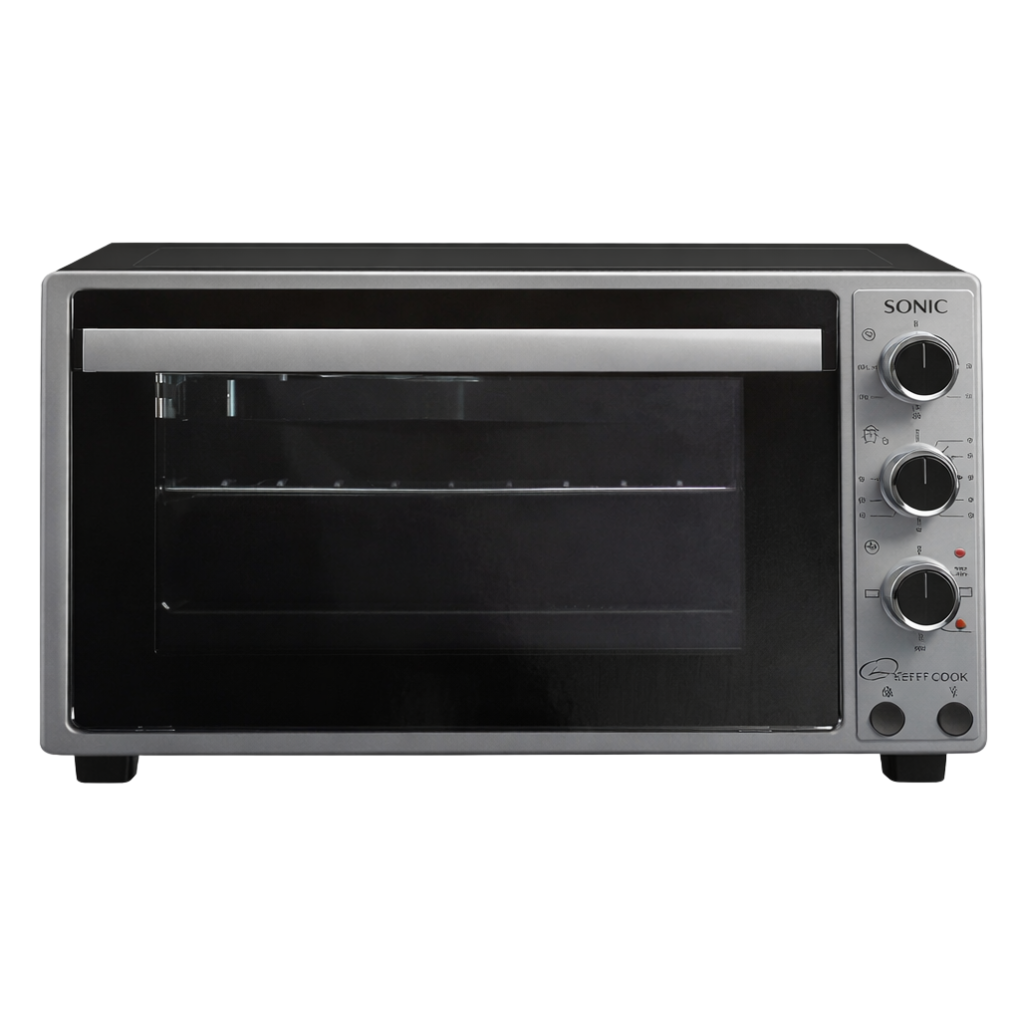 Sonic Four Électrique Chef Cook 45L 6 Fonctions, Chaleur Tournante & Double Vitrage, FE5022SC