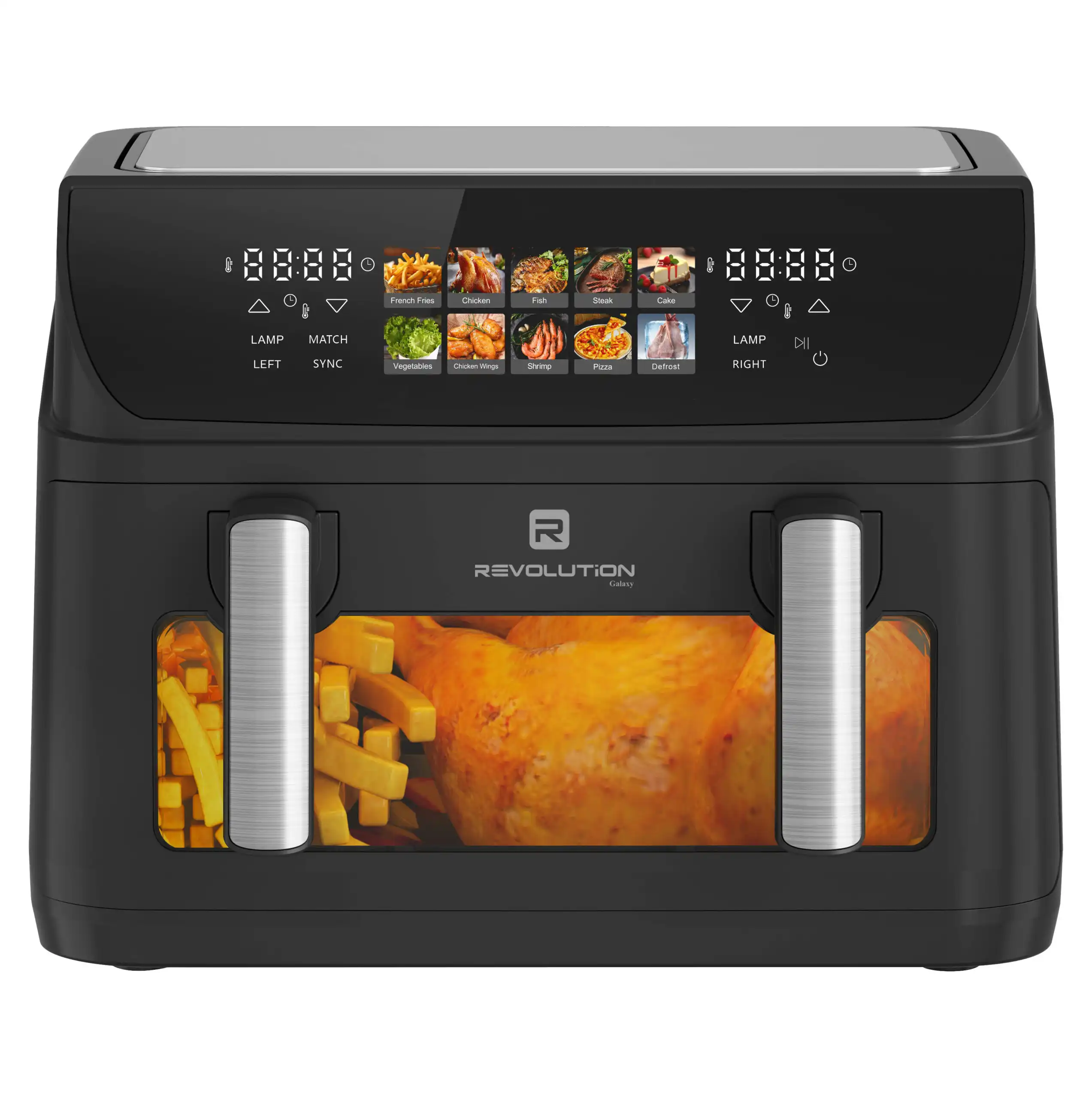 REVOLUTION Friteuse - Air Frayer - digitale multifonctions avec panier - 10 Litres R-AF09