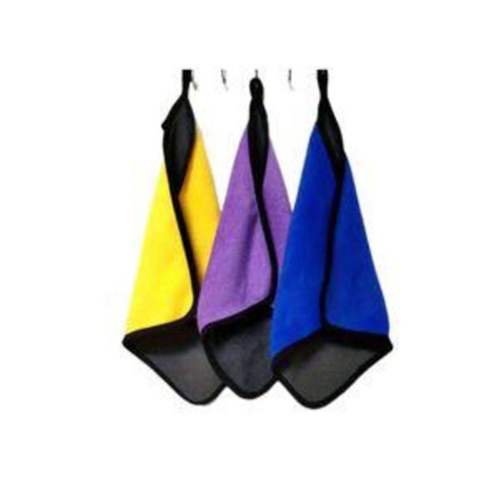 Image de 2 torchons ou serviettes multiusages micro fibre idéales pour un netoyage efficaces couleurs aléatoires 40cm/28cm qualité - Unbranded