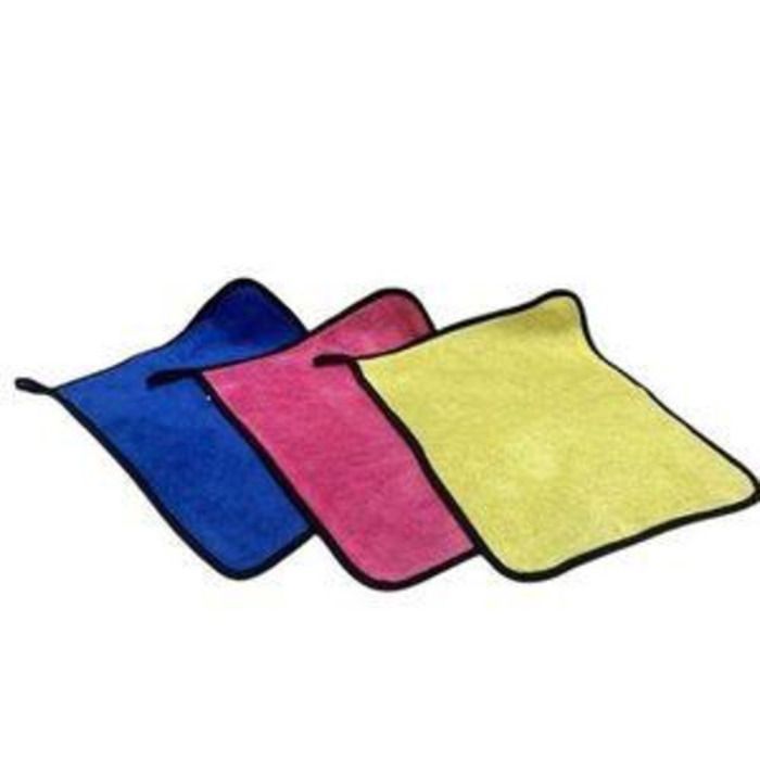 Image de 2 torchons ou serviettes multiusages micro fibre idéales pour un netoyage efficaces couleurs aléatoires 40cm/28cm qualité - Unbranded