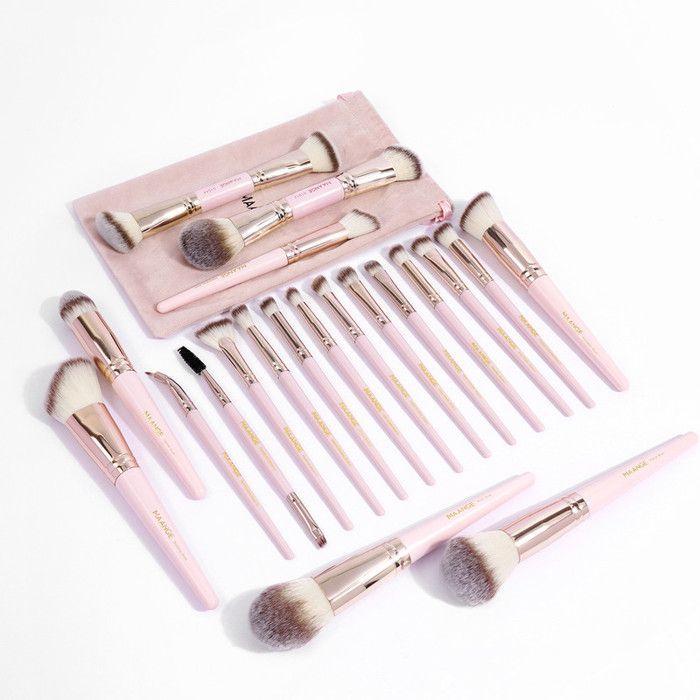 Image de 20 Make-up brush with bag - Unbranded