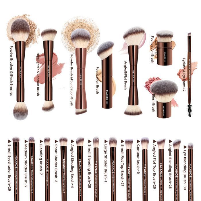 Image de 20pcs Make-up brush with box - Unbranded